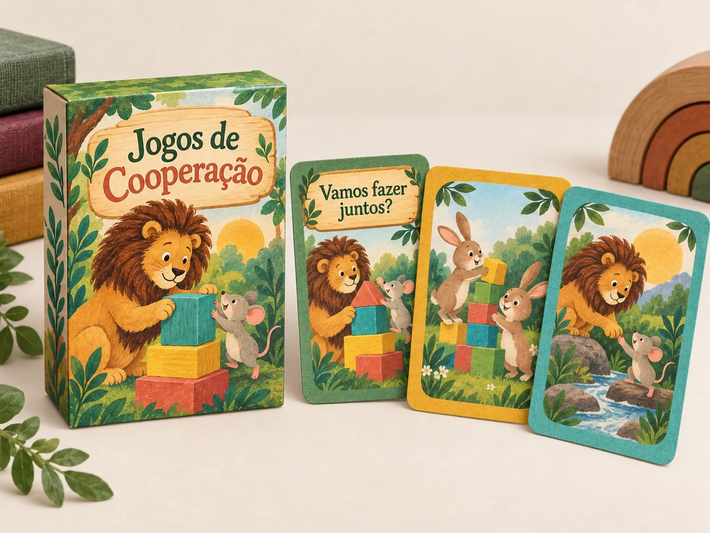 Mockup do bônus Jogos de Cooperação
